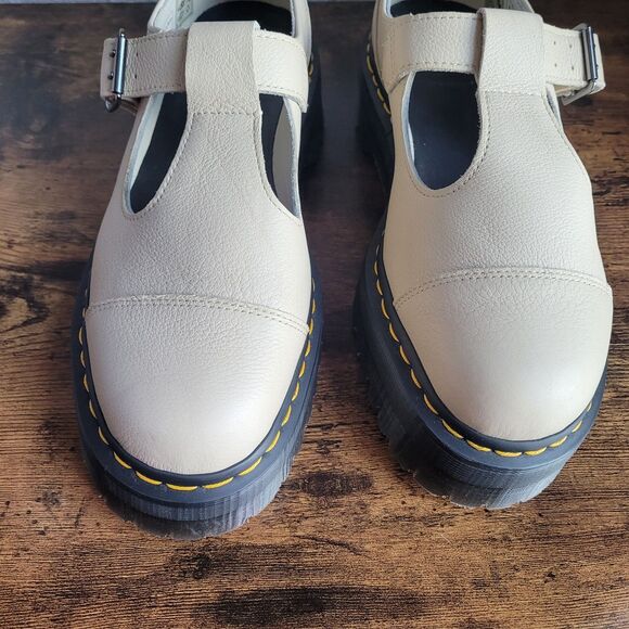 Dr. Martens Bethan Size US 9 Platform Mary Janes Shoes Quad Retro T-Bar Chunky - Picture 5 of 8